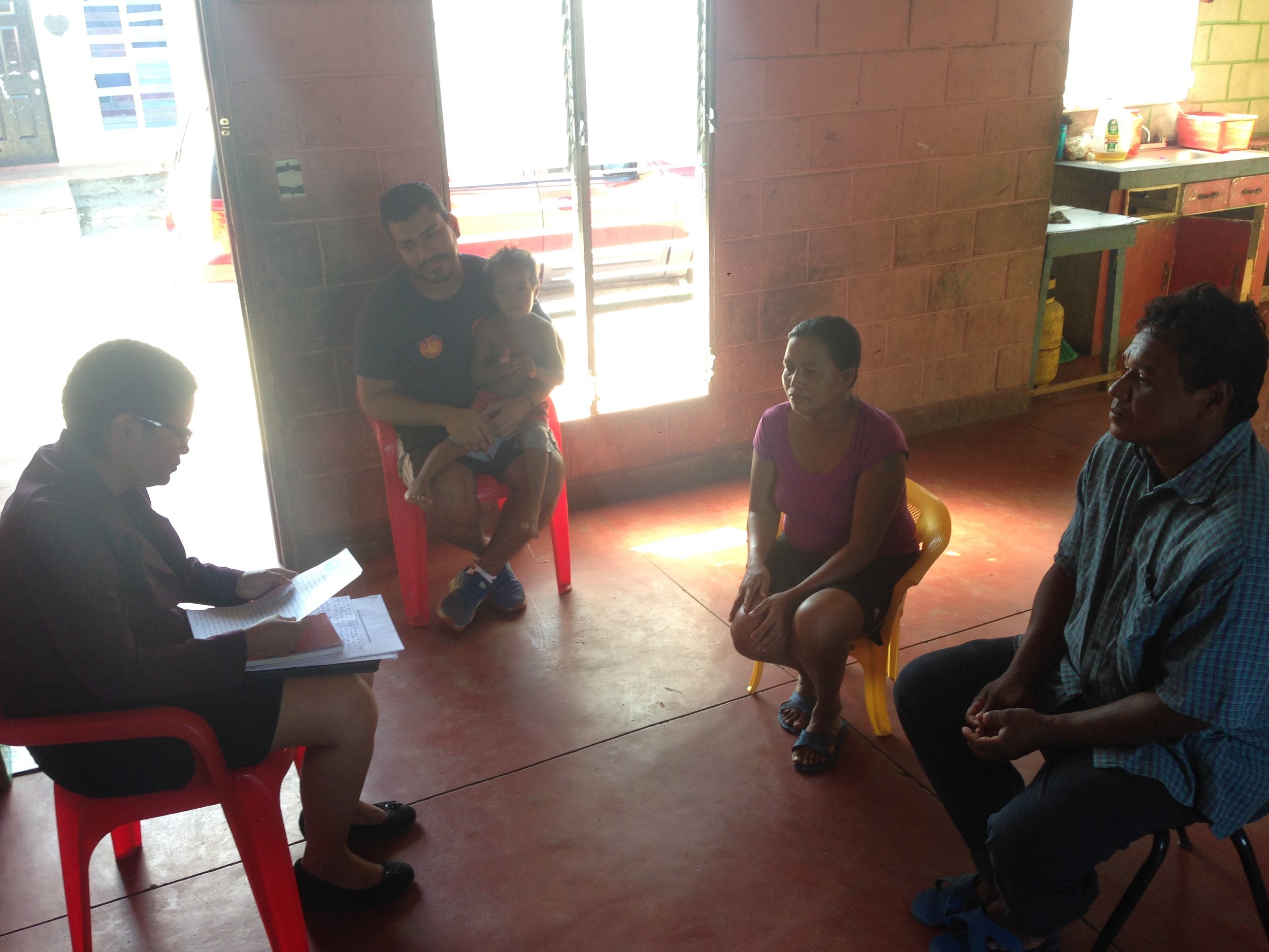 The lawyer marries Karla and Felix Juarez Lopez in front of witnesses and Timoteo. 