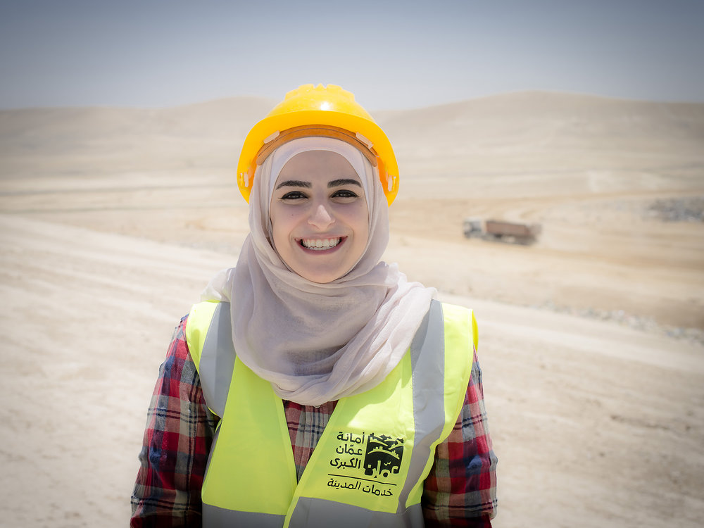 Salam Al-zu'bi works with all the dumps and has a masters in Climate Change and Environmental Sciences. 