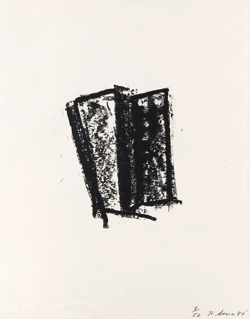 Richard Serra - lithograph from the "Sketch" series