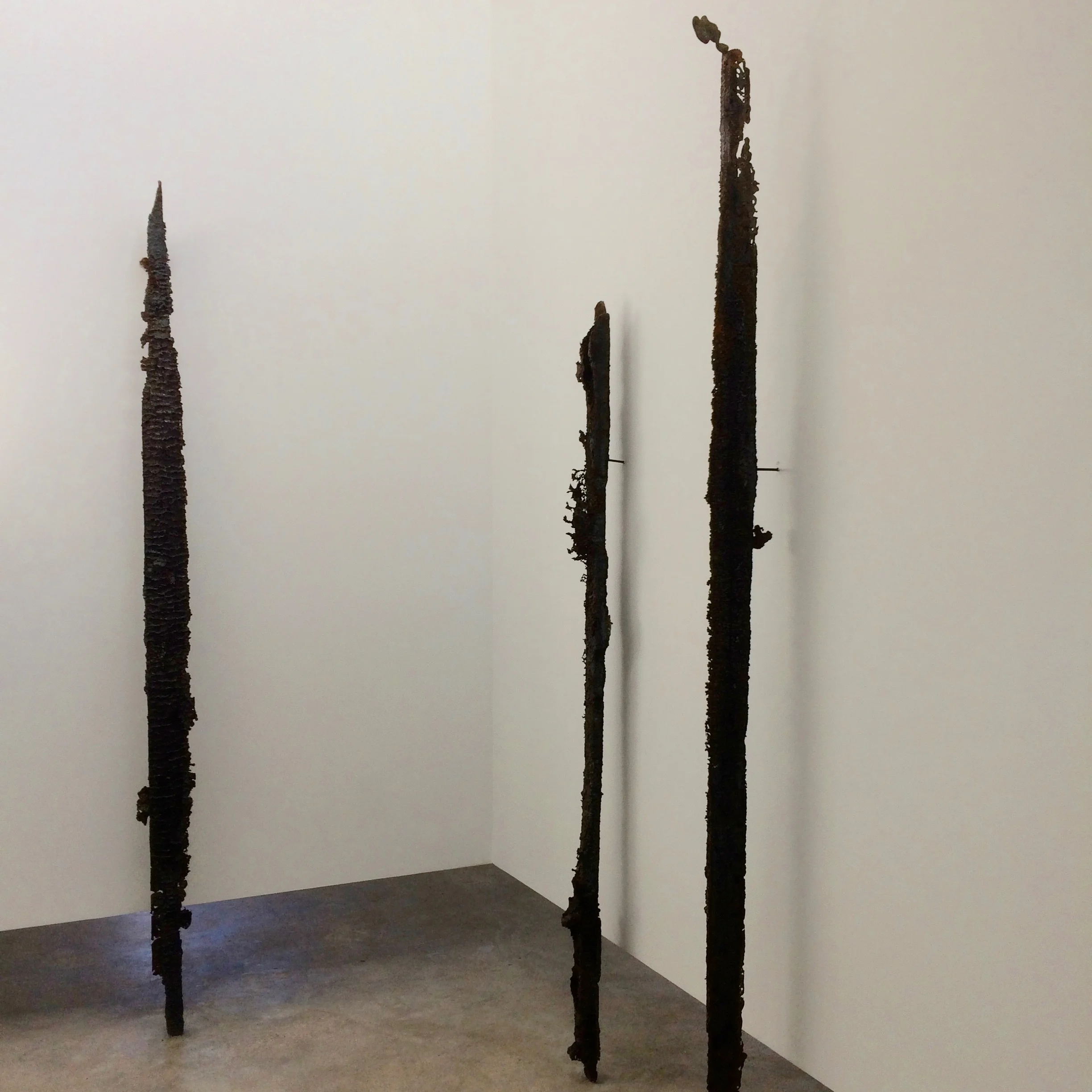 Iron Columns I, II, III (2016)