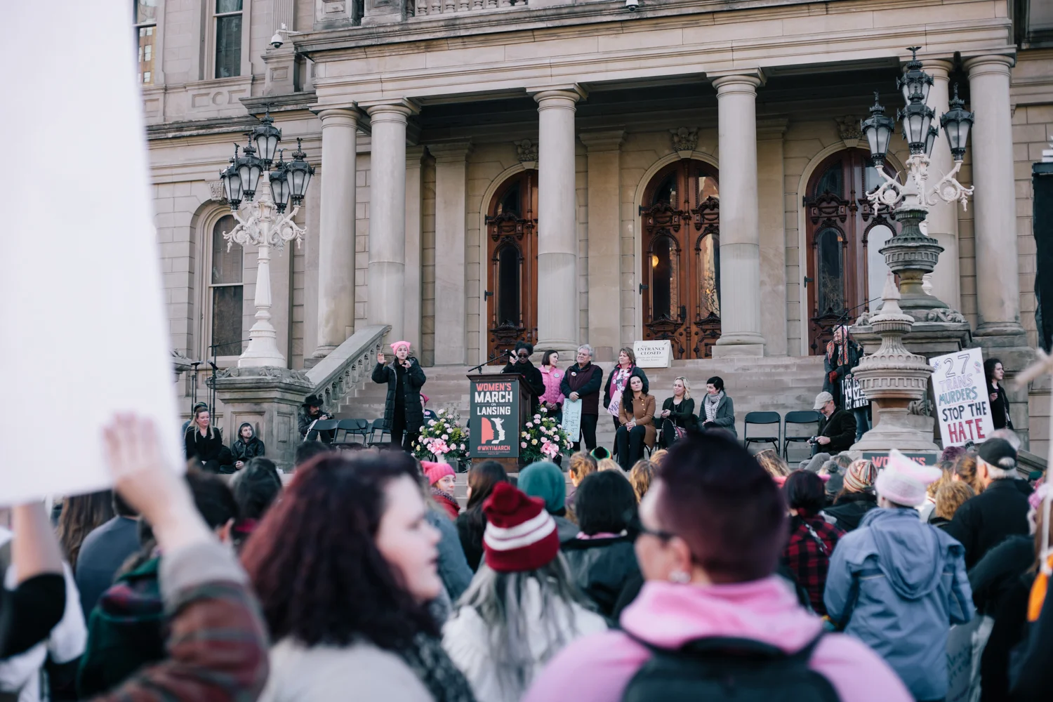 Documentary, photojournalism, Women's March, Lansing, Michigan