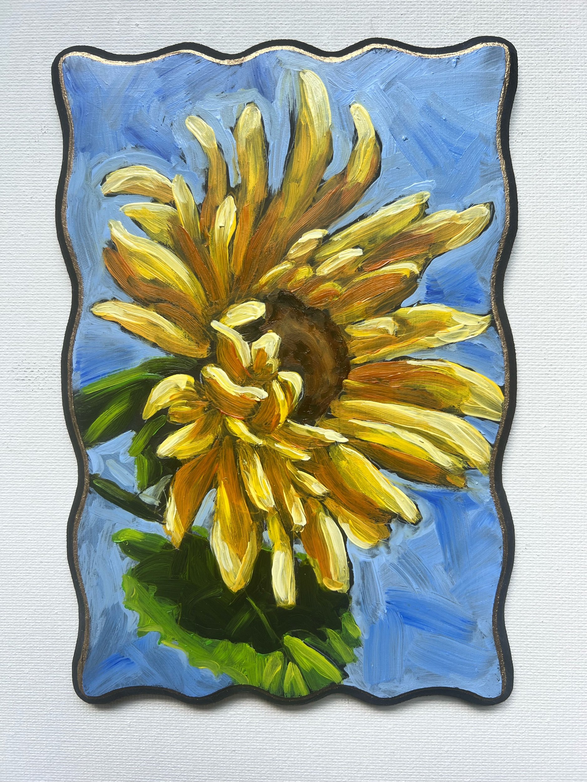 Sunflower 5x7”, oil