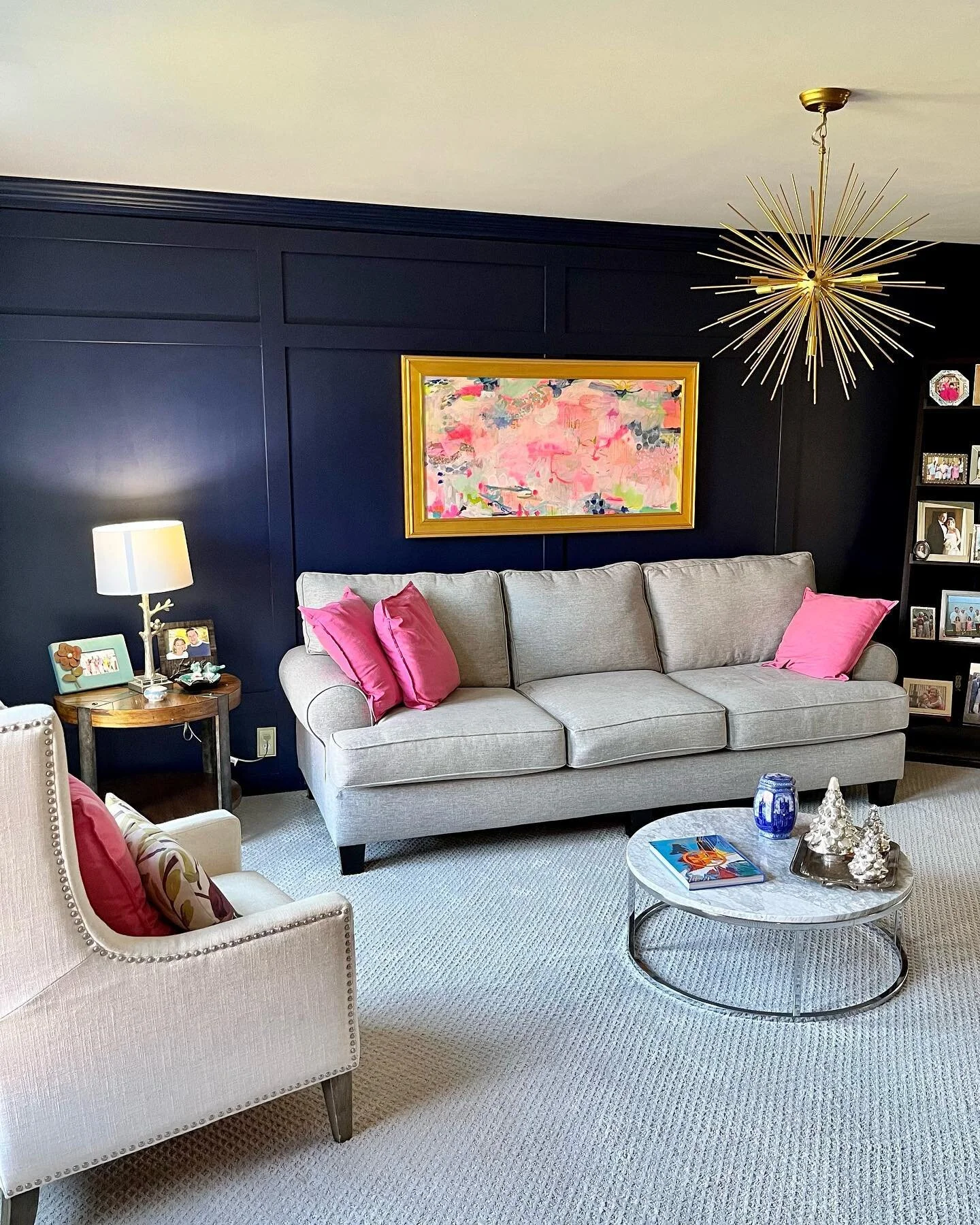 Loved, loved, loved, creating this special piece for one of my favorite families!!! Way to go @schmidthb for surprising @andreaschmidt79 with this new painting !!! You know your wife well and am so happy I got to be part of the surprise!!! Thank you