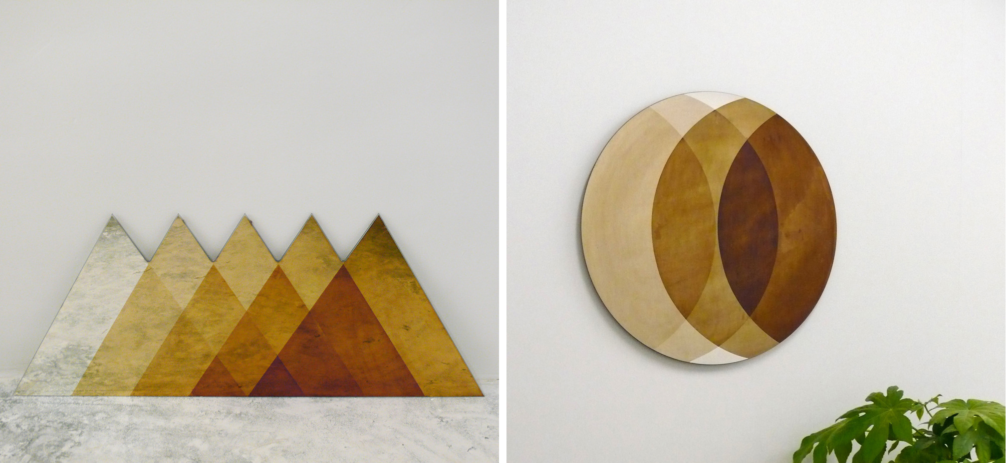Triangles and Small Circle Transcience Mirror by Lex Pott and David Derksen.