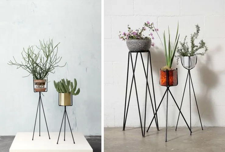 Left: Large Plant Stand by Ferm Living. Right: From Amsterdam Modern