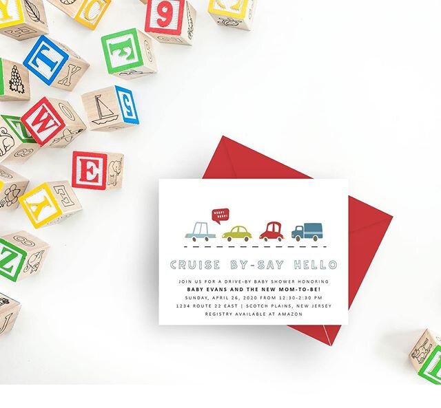 Loving my clients! Customizing this sweet design for a drive by baby shower. How fun is that!
.
.
.
.
.
#simplicitypapers #drivebybabyshower #drivebycelebration #etsy #shopetsy #prettypaper #makewavesmonday #calledtobecreative #risingtidesociety #babyshowerinvitations #babyshowerideas #newbraunfels #shopsmall #invite #stationeryaddict #stationerylove #invitation