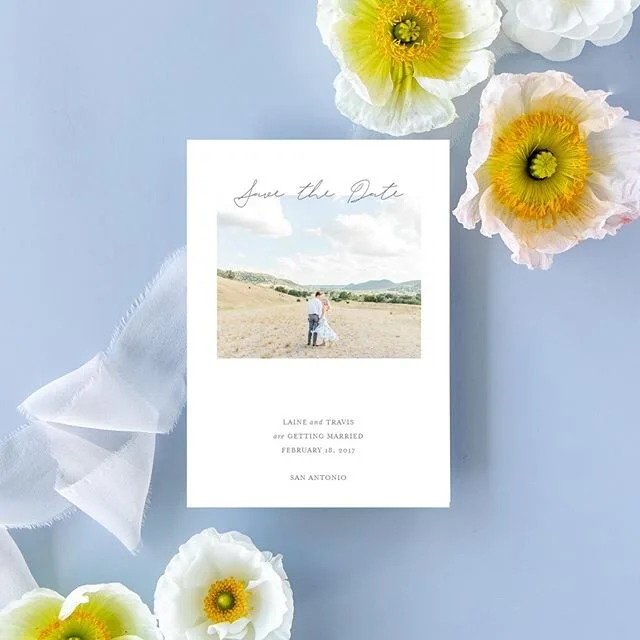 The new line of save the date cards are hitting the shop today! .
.
.
.
.

#weddinginvites #prettypaper #invitations #weddinginvitations #invite #simplewedding #simplicitypapers #texasbride #letterpressinvitations #letterpress #fineartwedding #organicwedding #weddingstationery #weddinginspiration #simpleweddinginvitation #weddinginvitationdesign #luxurywedding #stationeryaddict #paperlove #shopetsy #etsywedding #dailydoesofpaper
#decklededge #handtornpaper #botanicalweddinginvitation 
#savethedate #savethedates

Engagement photo by the talented @allisonjeffersphotography