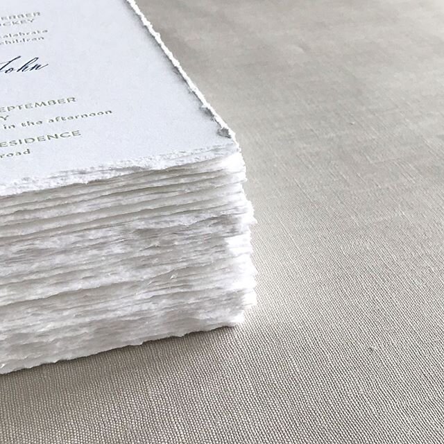 Pretty hand torn edges! 🤍

#weddinginvites #prettypaper #invitations #weddinginvitations #invite #simplewedding #simplicitypapers #texasbride #letterpressinvitations #letterpress #fineartwedding #organicwedding #weddingstationery #weddinginspiration #simpleweddinginvitation #weddinginvitationdesign #luxurywedding #stationeryaddict #paperlove #shopetsy #etsywedding #dailydoesofpaper
#decklededge #handtornpaper #botanicalweddinginvitation #risingtidesociety