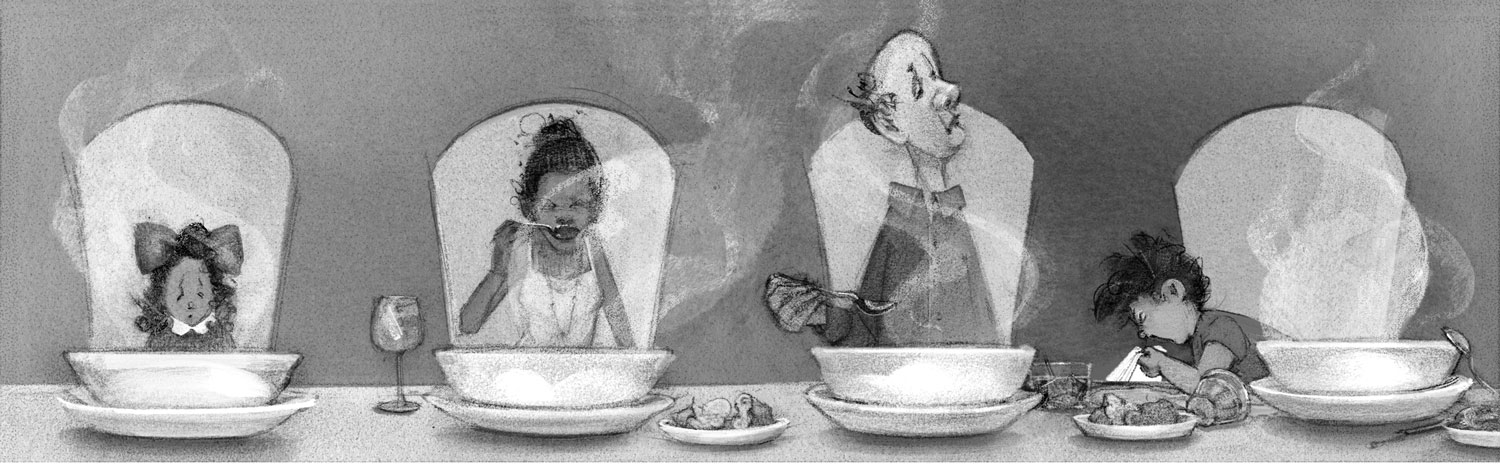 Turtle soup. - Roald Dahl, The Boy Who Talked with Animals.