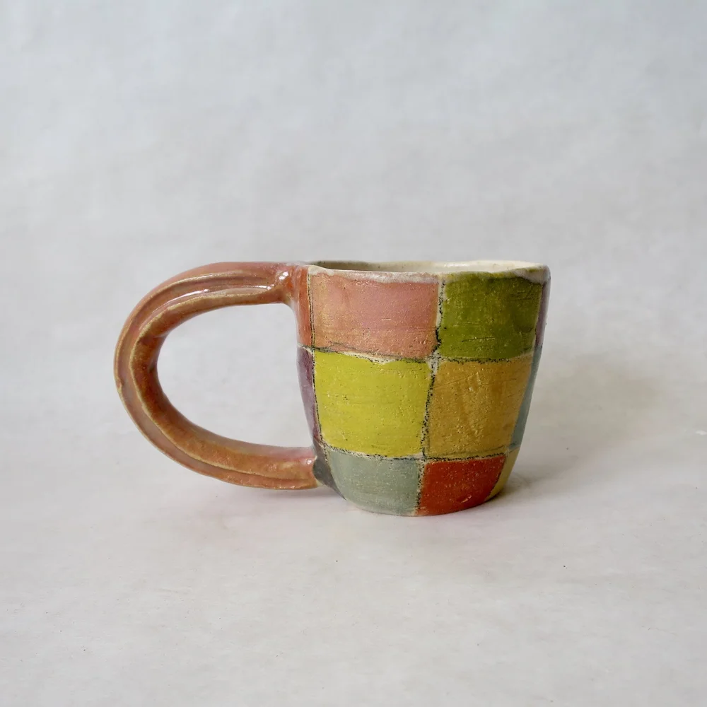 可愛い shino takedaコーヒーカップ 陶磁器 2個セットshino takeda