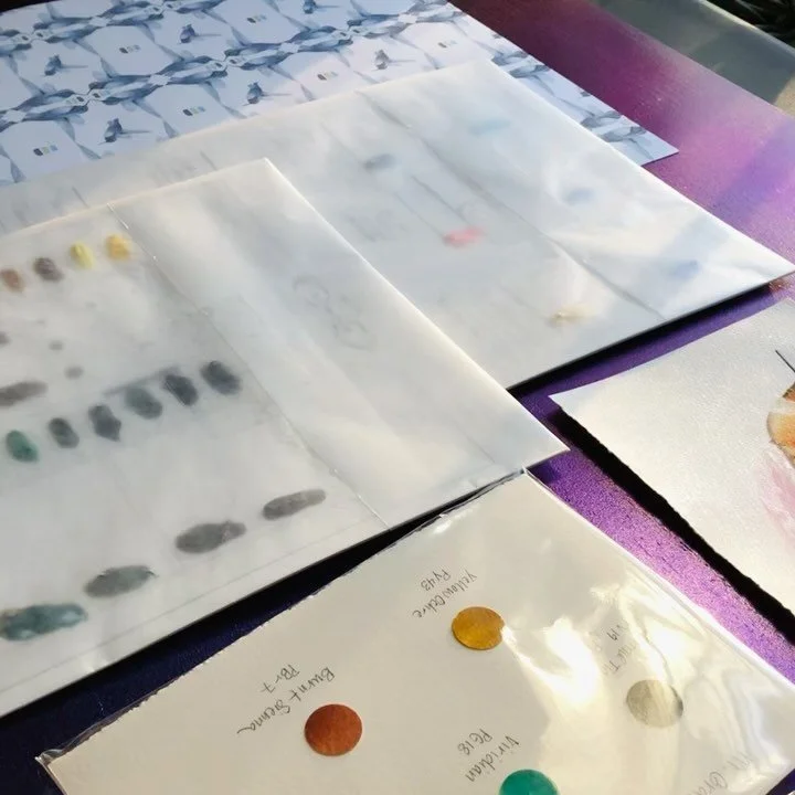 I&rsquo;ve been meaning to post about my palette swap with the lovely Jana from @tangledpen for a long time now. By &ldquo;long time,&rdquo; I mean pre-pandemic! Before things got a little crazy in the world, we were happily swapping paint. 😄

We se