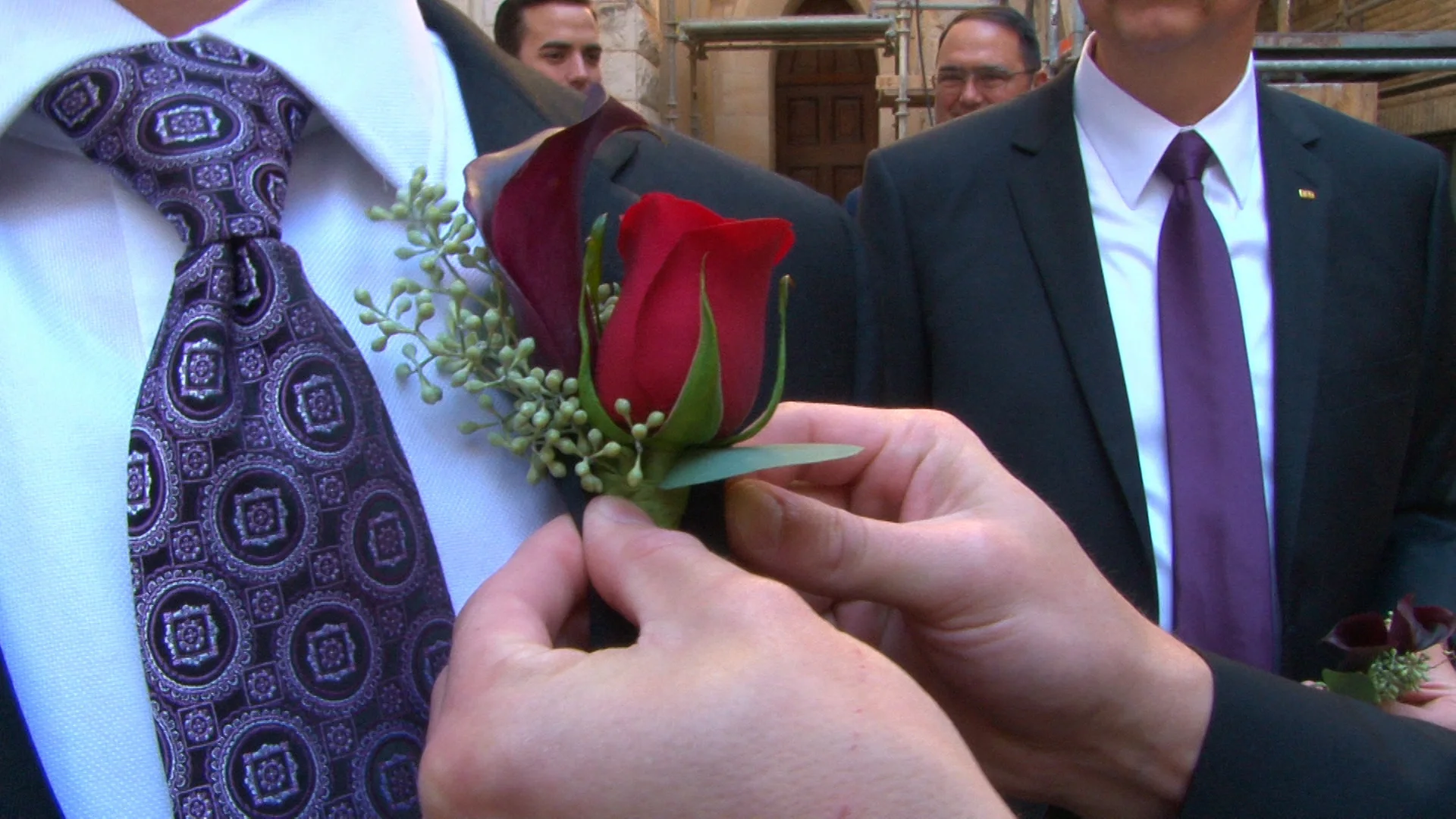 Ceremony preperation, Saint Mary Cathedral, Austin