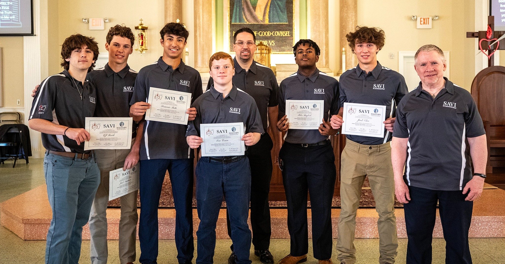 📸 Scenes from this year's SAVI experience. 

We thank Fr. Tony Burrascano, Dr. Zagarella, and Mr. Sharp for joining this year's group as they traveled to Malvern Prep for the four-day conference. 

Supported by the Order of St. Augustine across the 