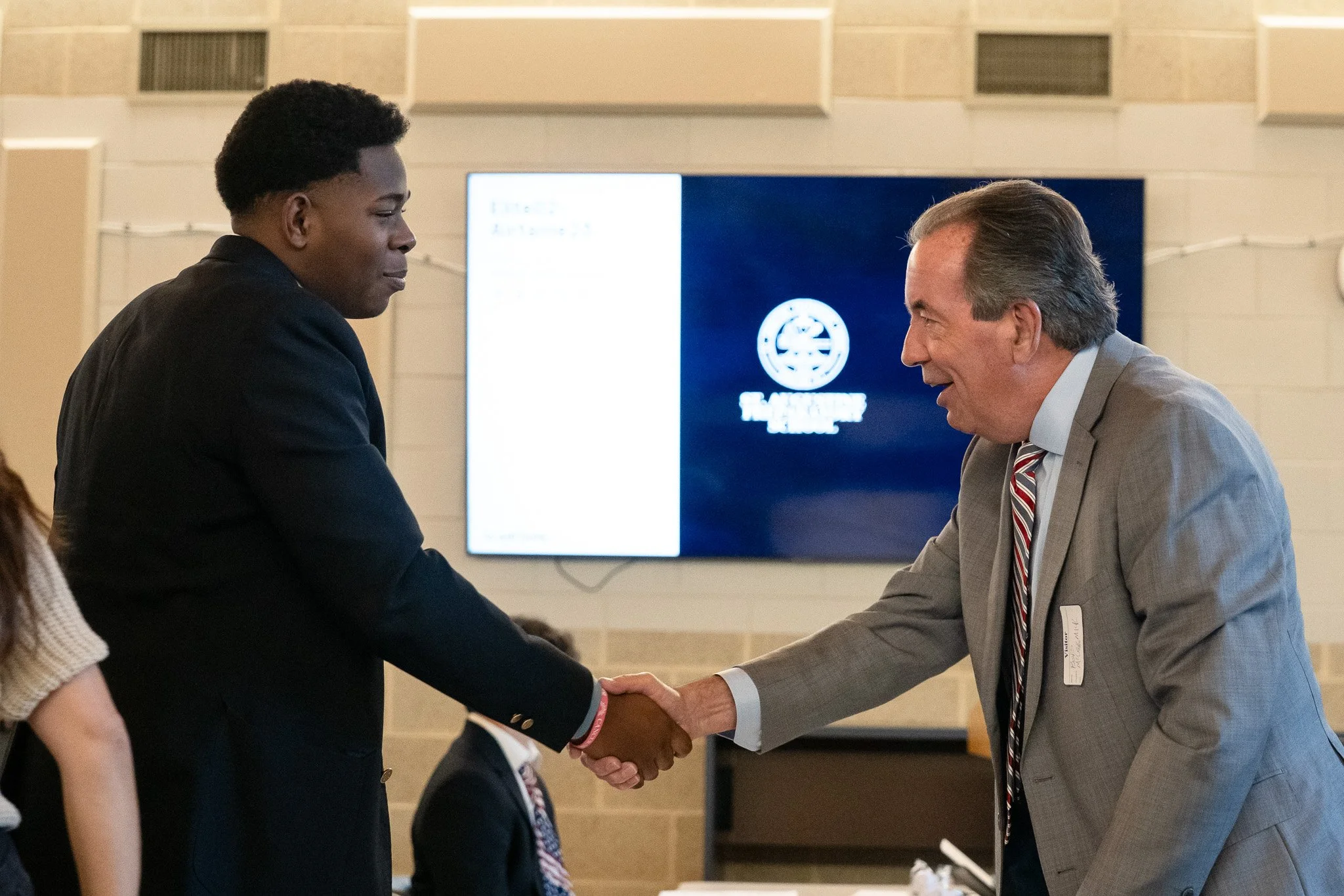 A firm handshake and strong eye contact go a long way, and our seniors are ready to conquer College Interview Day! 🤝 👀

This week's Mock Interview Day provided the Class of 2026 the opportunity to fine-tune their interview skills with some of the b