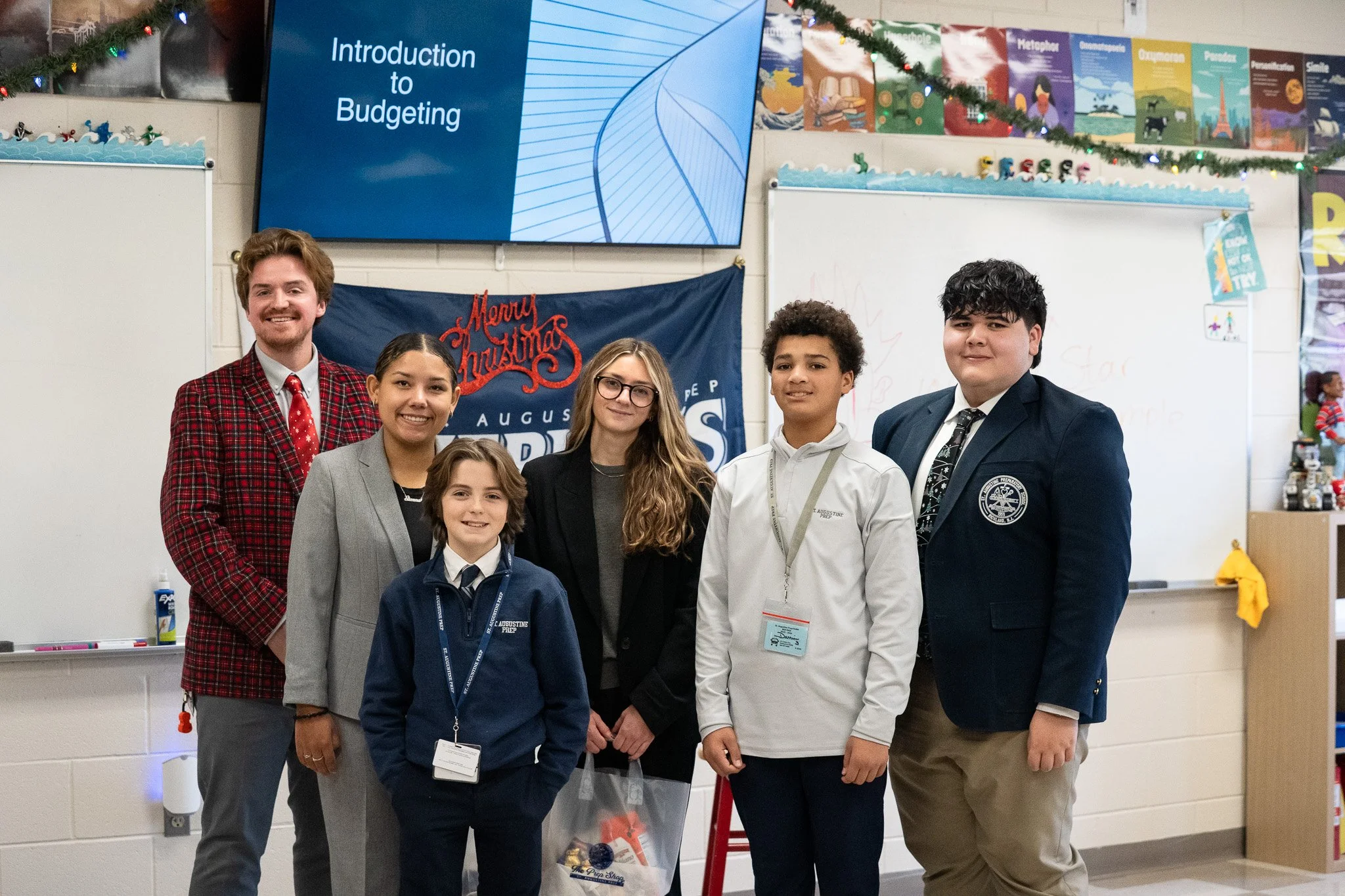Budgeting, saving, and investing &mdash; skills that matter at every age. 💼📊

Our 8th graders welcomed Gianna Spinelli and Lauren King from @olma_nj into Mr. Pete Cassidy&rsquo;s Civil Dialogue &amp; Rhetoric class for a hands-on lesson in financia