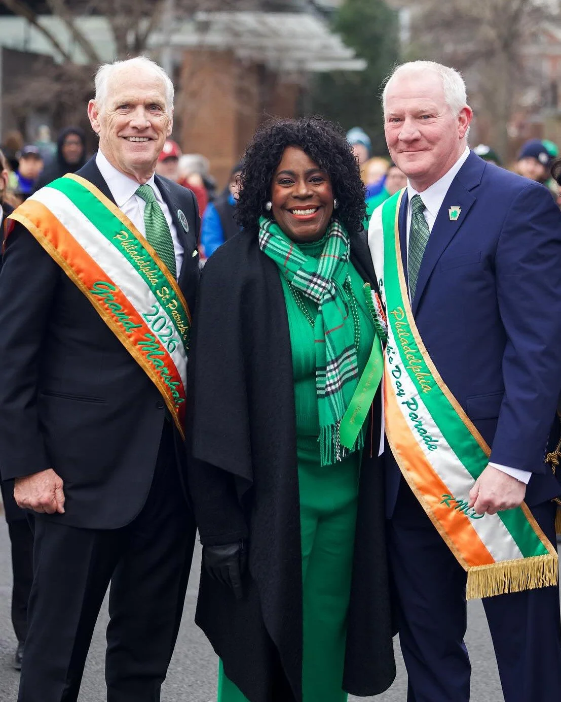 A Hermit leading one of Philadelphia&rsquo;s great traditions. ☘️

Congratulations to Dan Hilferty &rsquo;74, who served as Grand Marshal of the Philadelphia St. Patrick&rsquo;s Day Parade this weekend.

Pictured left with Philadelphia Mayor Cherelle
