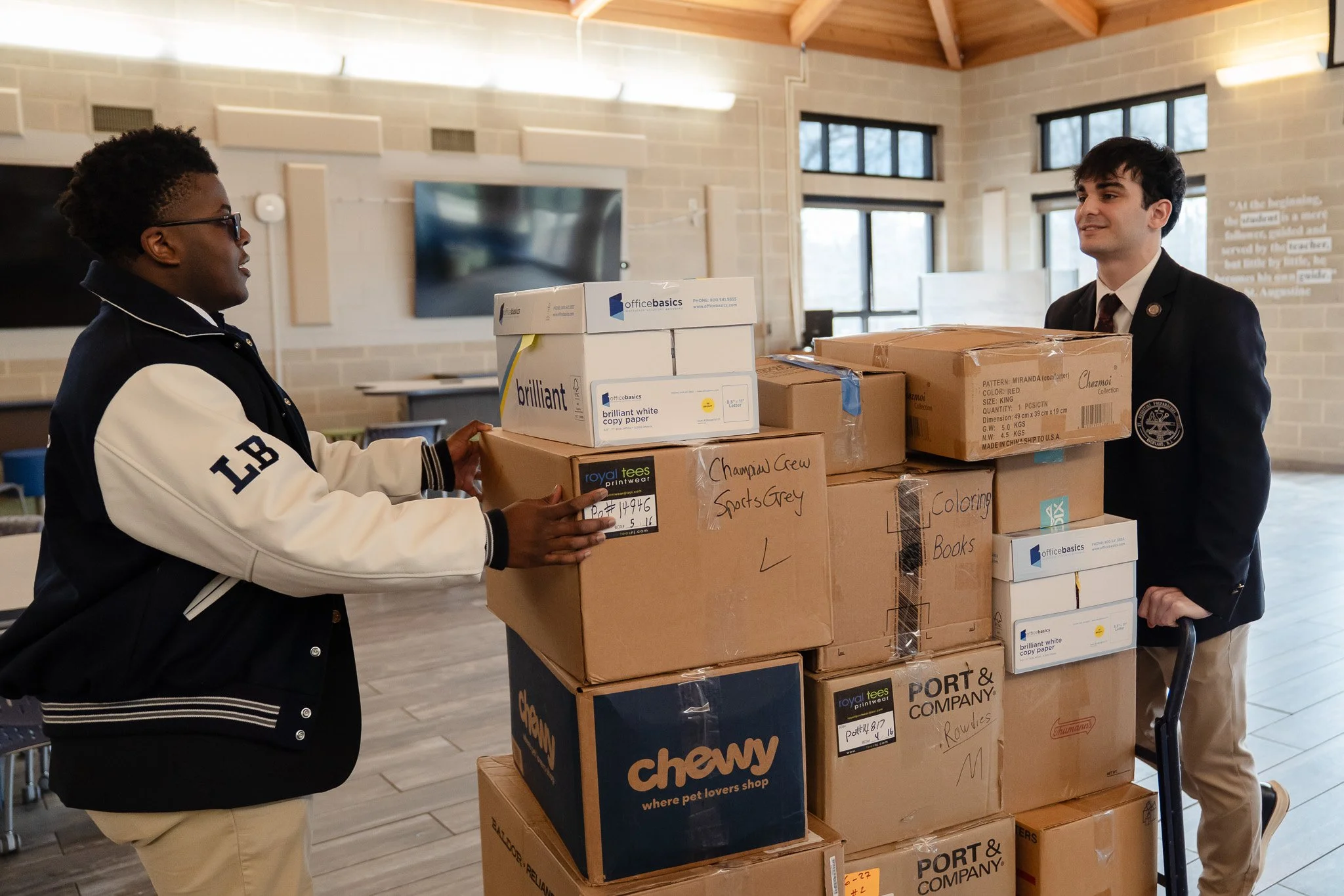 Nearly 3,000 books. One shared mission.

Thanks to the incredible generosity of our St. Augustine Prep community, this year&rsquo;s book drive collected nearly 3,000 books for children across South Jersey and Greater Philadelphia.

In partnership wit