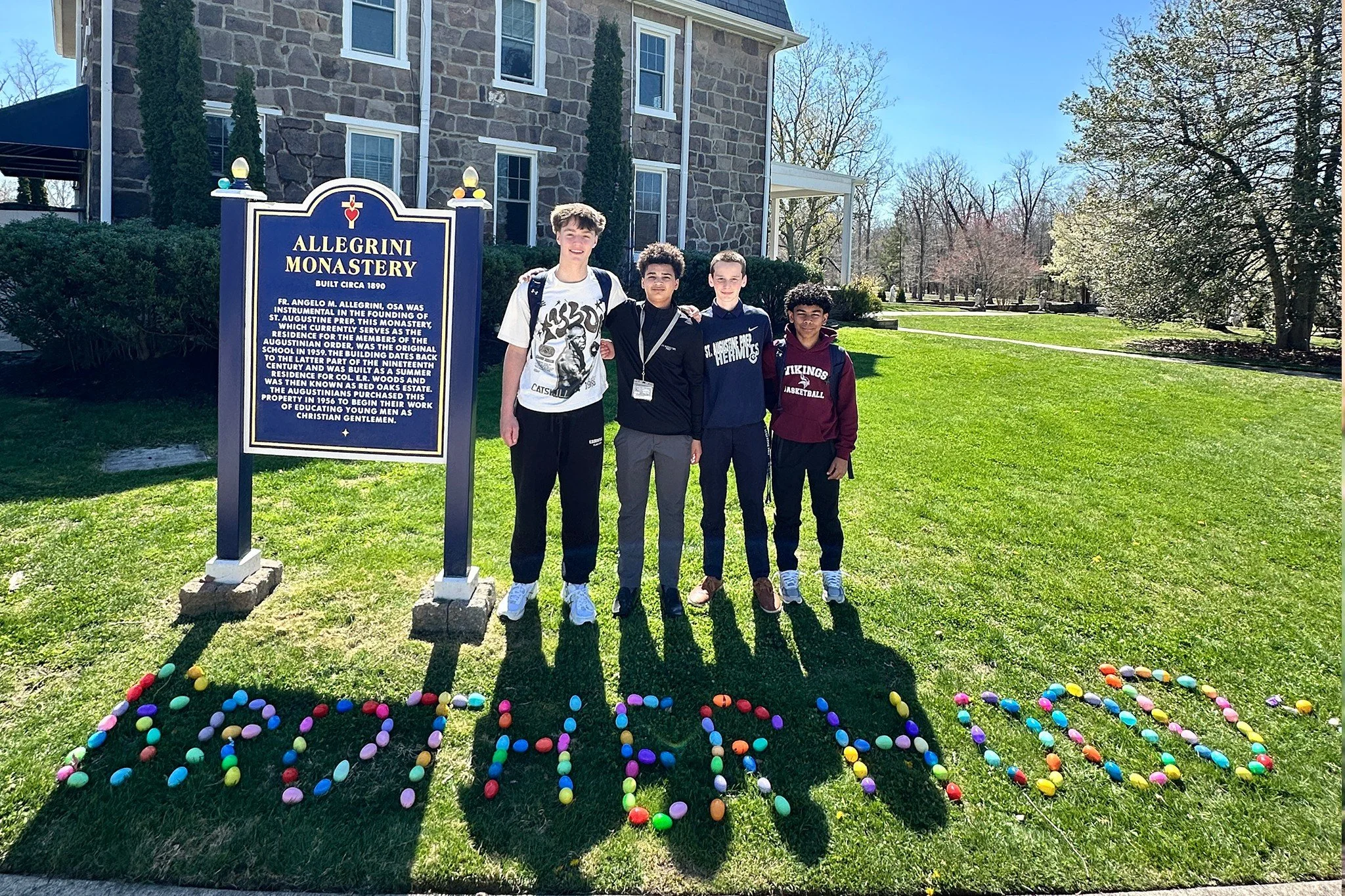 Scenes from our annual Easter Egg Hunt&mdash;led by the 8th Grade Class of 2030 as part of the Building Brotherhood Program. 🐣🐰

With over 4800 eggs and 10 lbs. of candy donated, the Prep community helped students end the week in a fun way while st