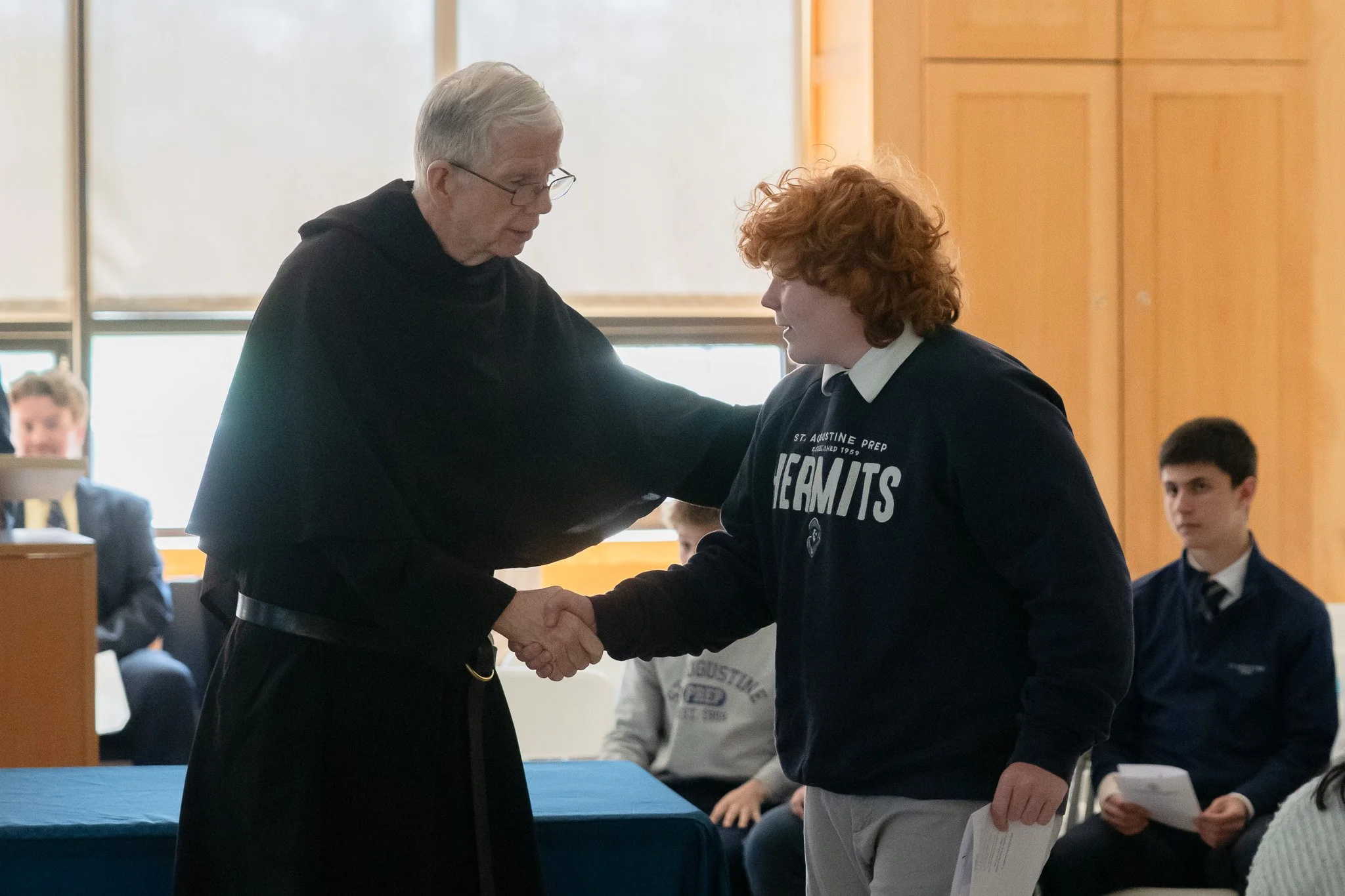 We recently celebrated the newest members of the National Junior Honor Society from the 8th Grade Class of 2030 &mdash; an honor recognizing their commitment to scholarship, leadership, character, citizenship, and service.

In his keynote address, &q