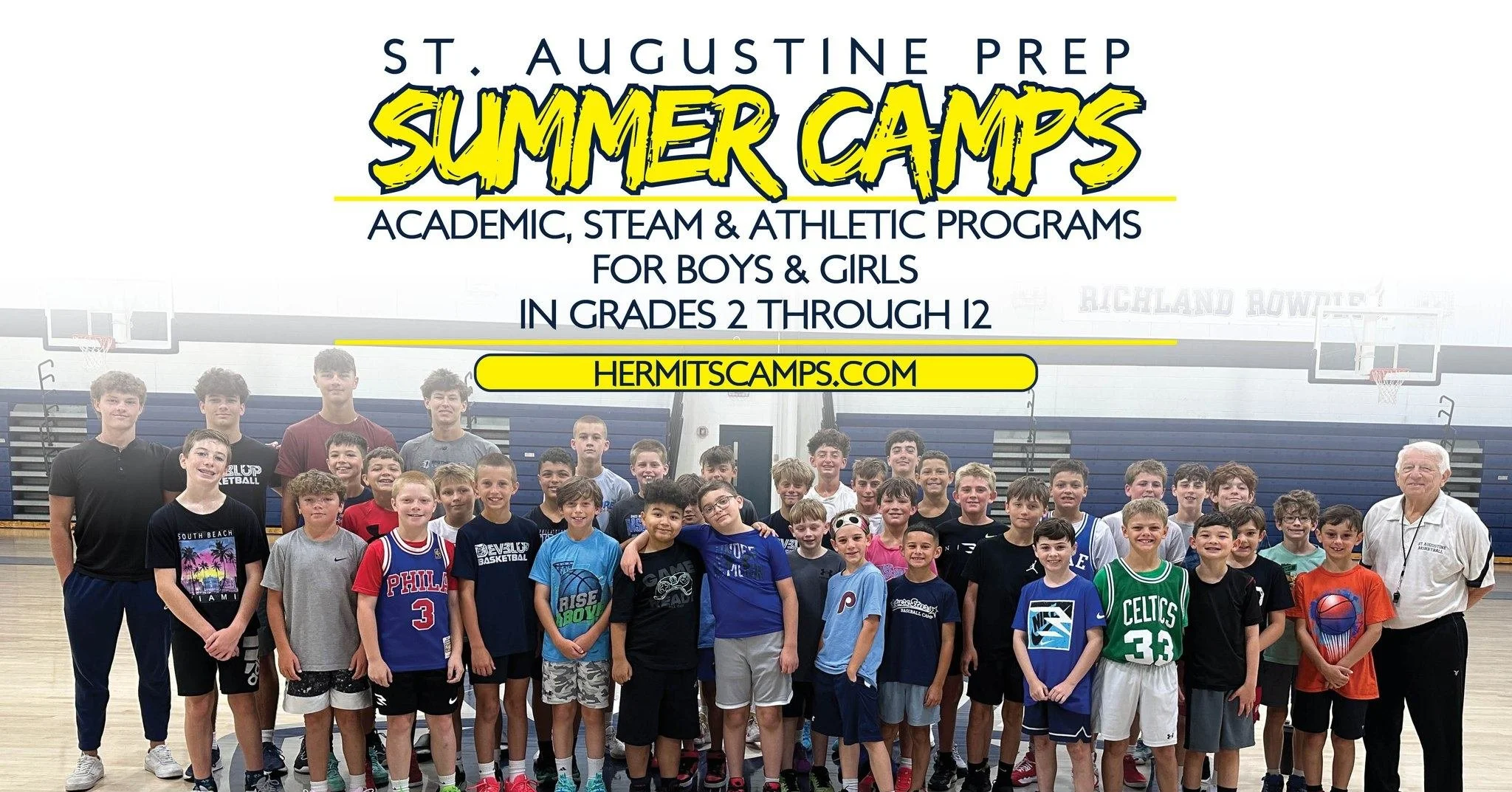 St. Augustine Prep is the place to be this summer to learn, compete, create, and have FUN!

Registration continues for St. Augustine Prep's Summer Camps &mdash; featuring Academic, STEAM, and Athletic programs for boys and girls entering grades 2 thr