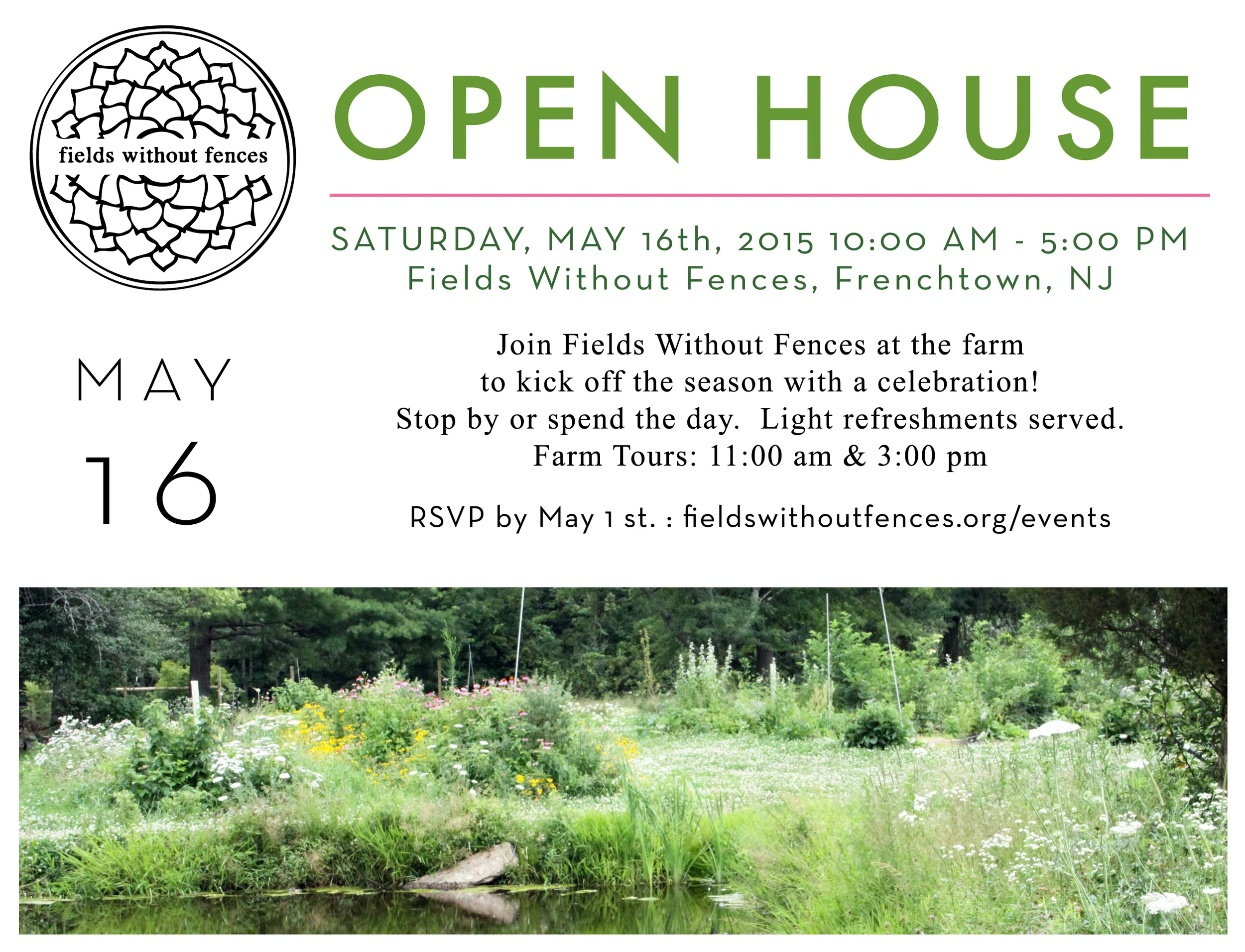 Open House May 16th 2015