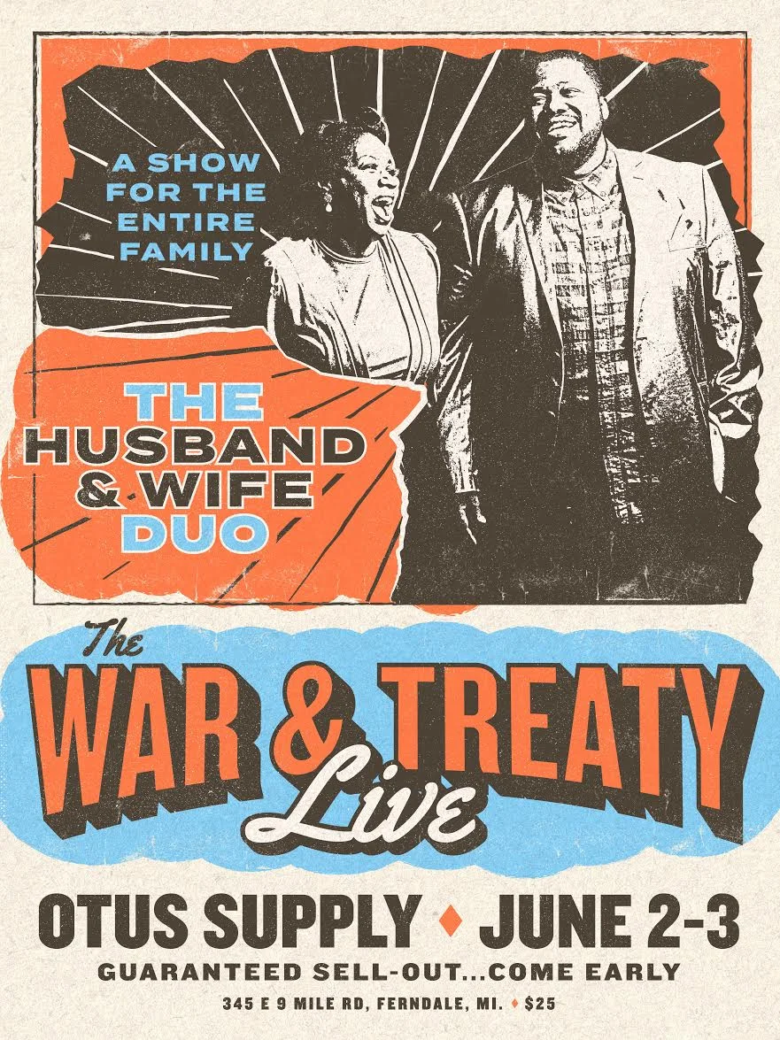 The War & Treaty Gig Poster