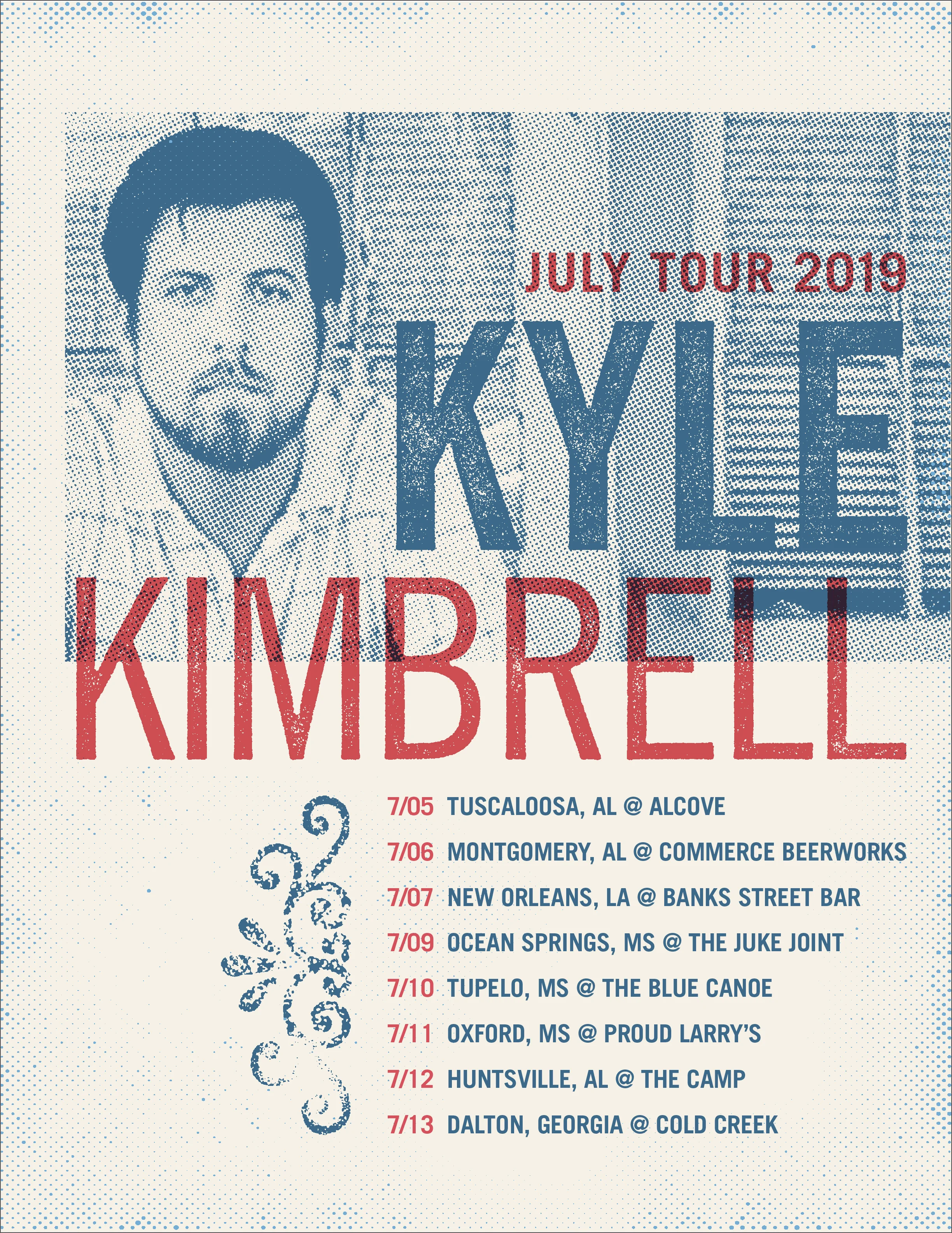 Kyle Kimbrell Tour Poster