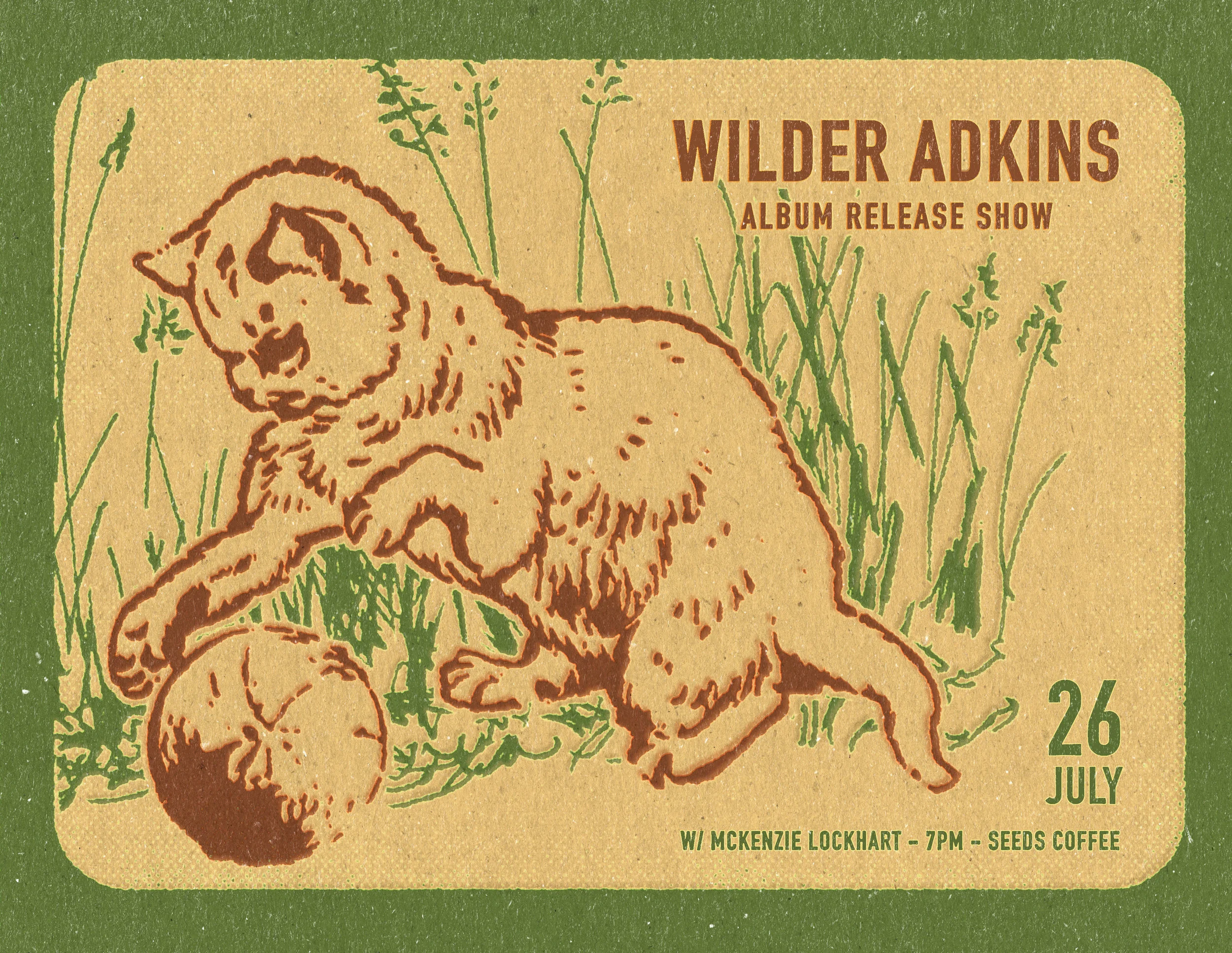Wilder Adkins Album Release Poster