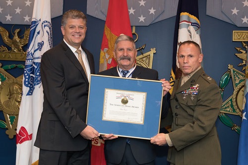 Mr. Michael Rhodes, Pentagon Director of Administration and Major General Daniel J. Lecce, USMC