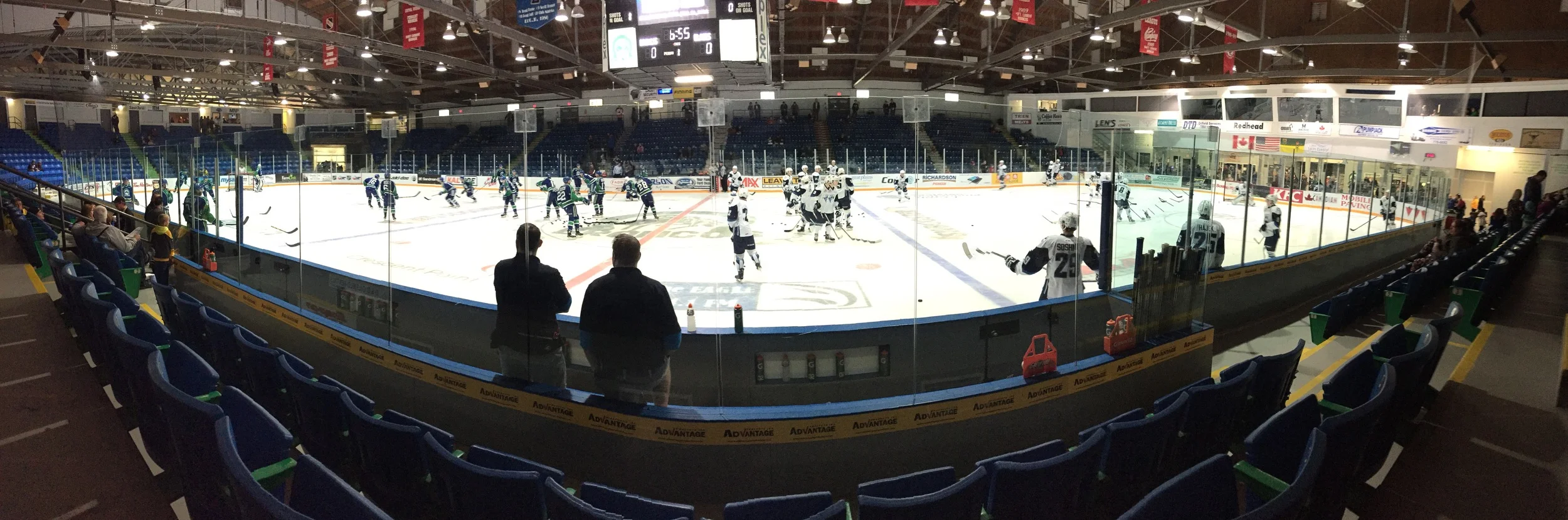 Our family travelled to Swift Current to watch the boys pick up a 4-0 win!