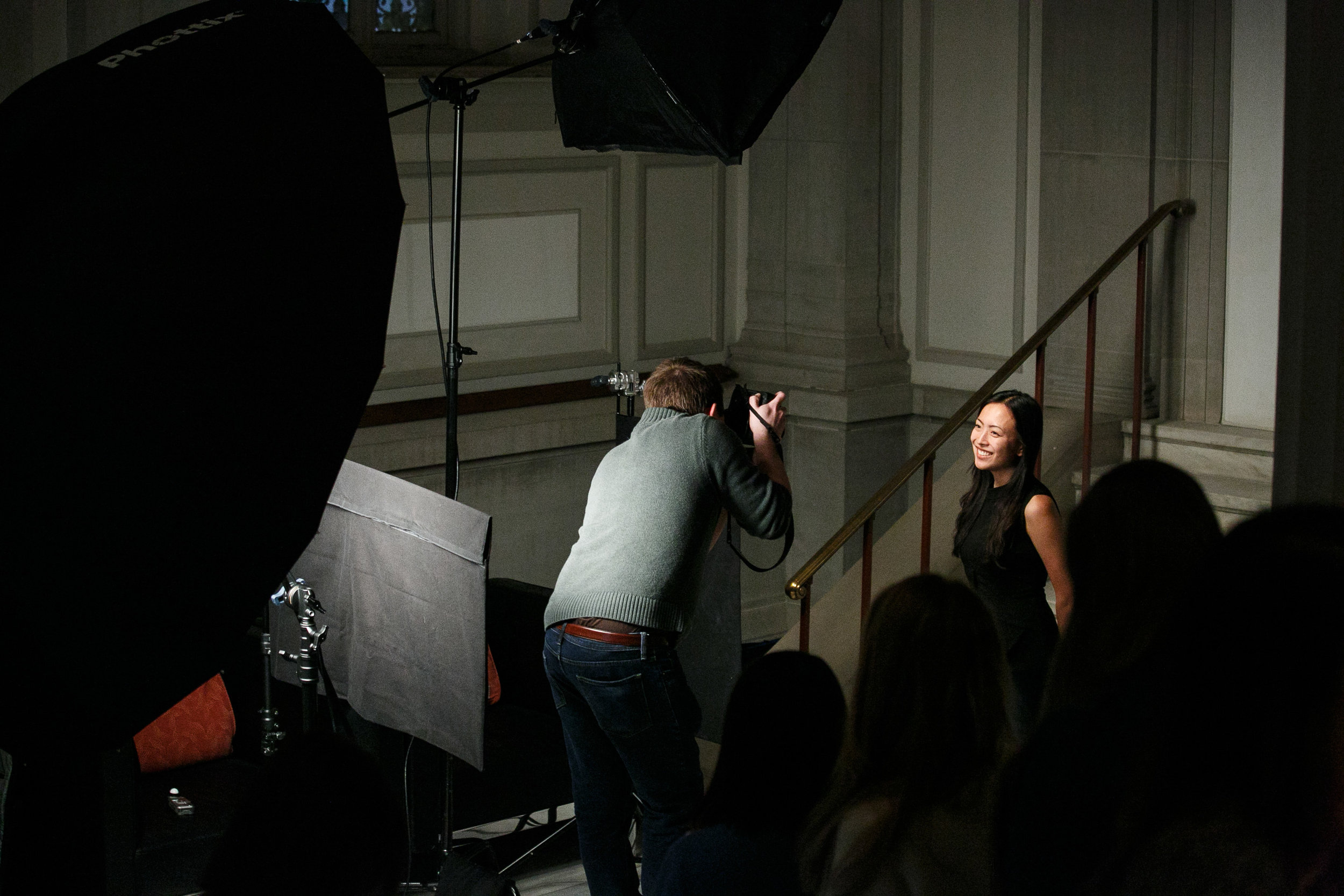 Behind the Scenes of my portrait setup