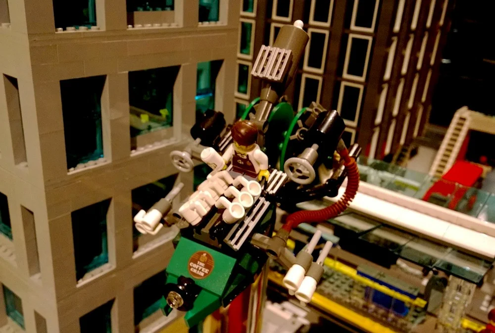 Personally, I prefer the coffee blasting vehicle.