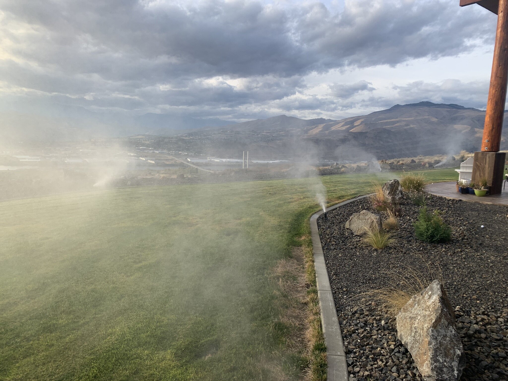 Irrigation Blowout in Fancher Heights neighborhood in East Wenatchee.