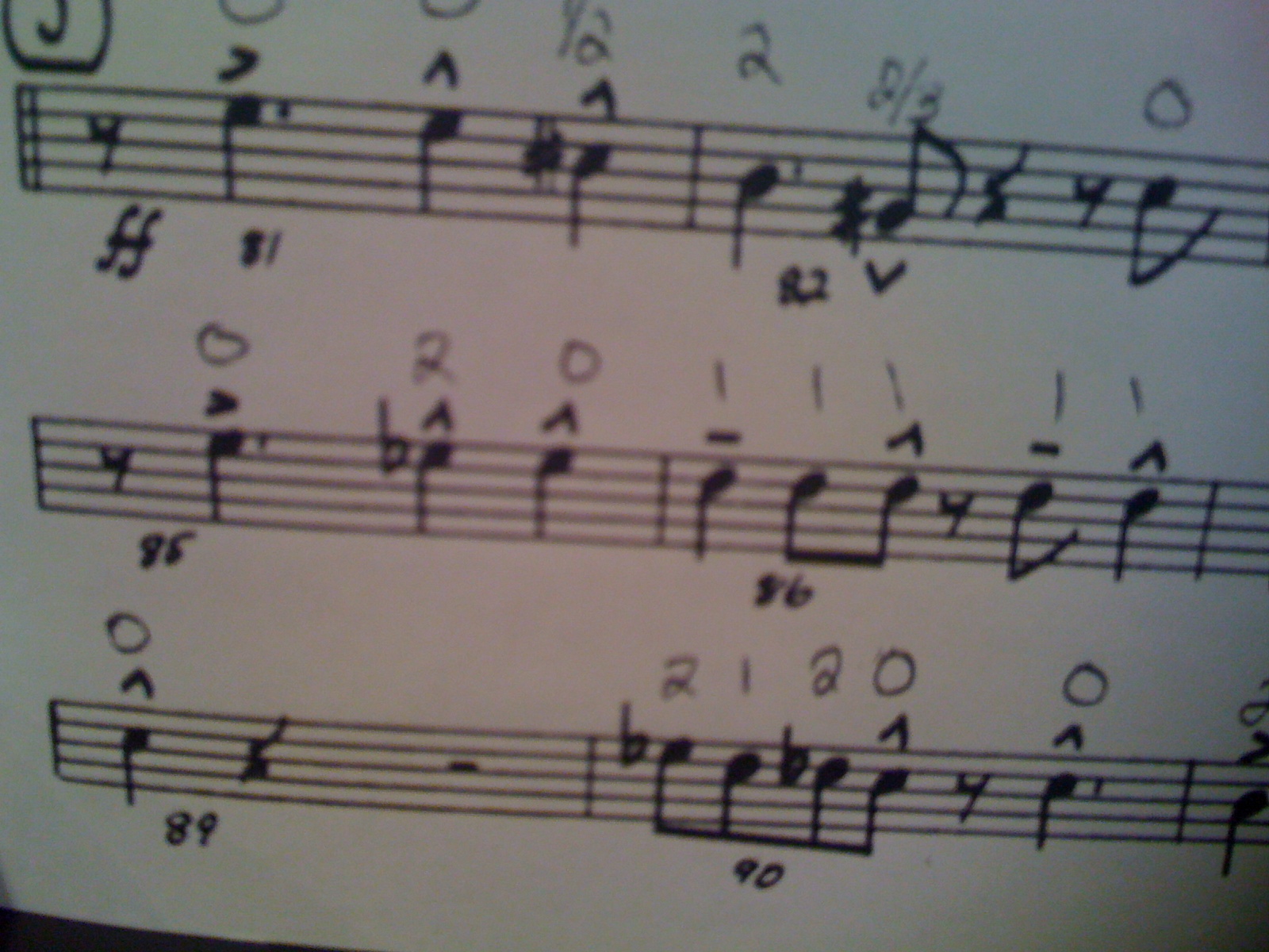  ​Remember, accidentals carry THROUGH the bar 