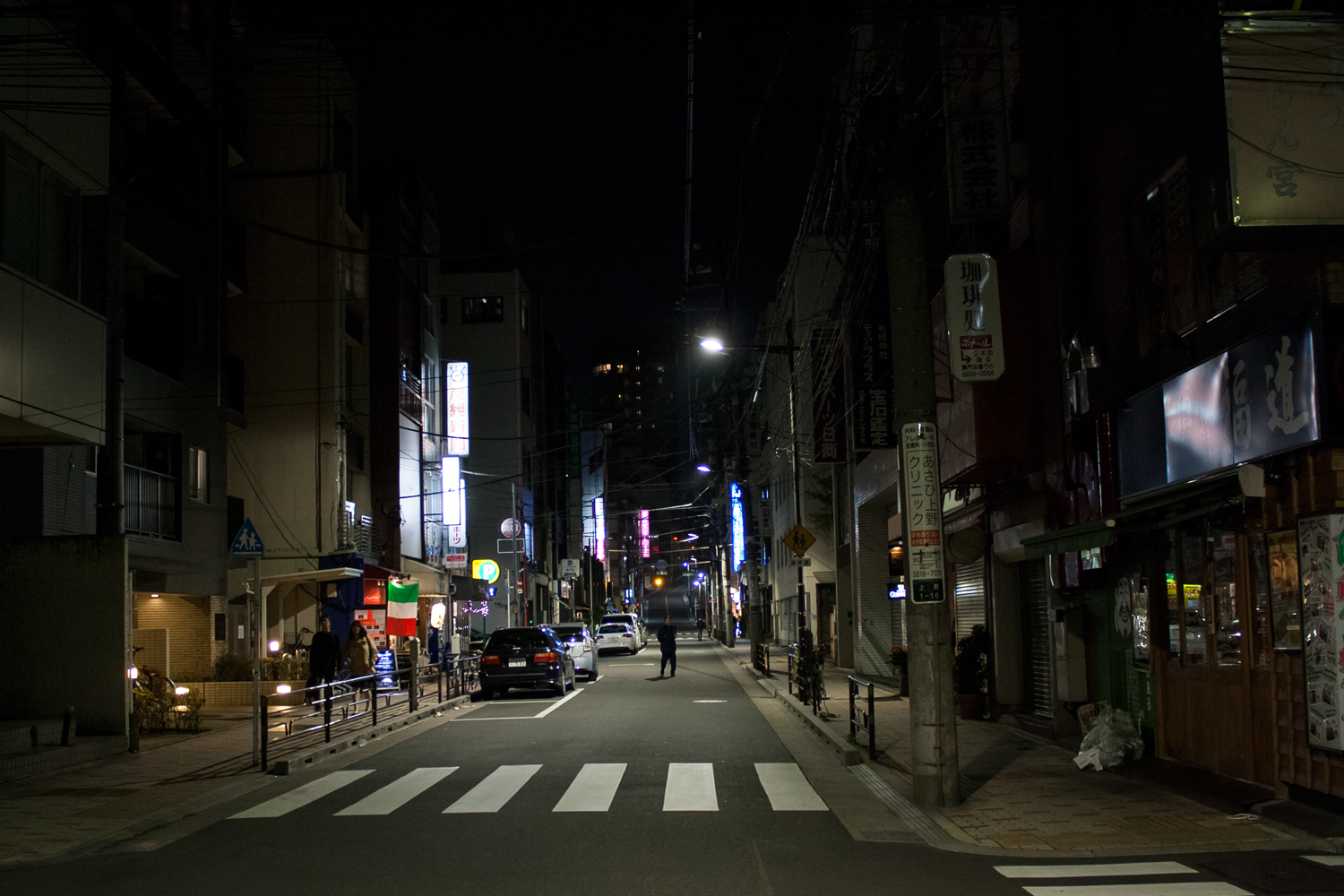  Darkened street, Ueno, Tokyo 