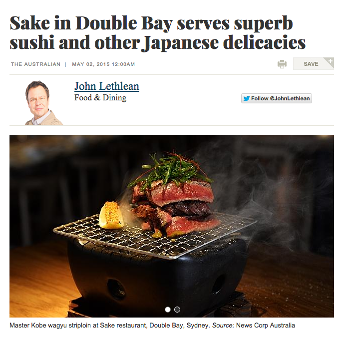 THE AUSTRALIAN / MAY 2015