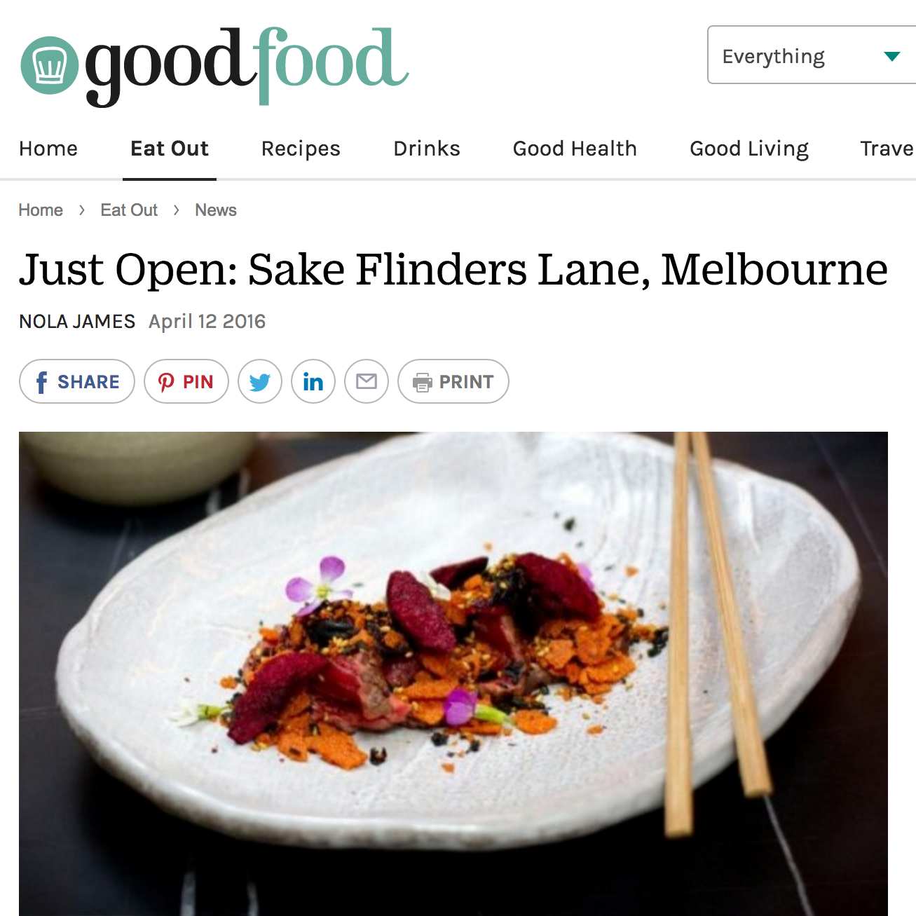 GOOD FOOD / JULY 2016