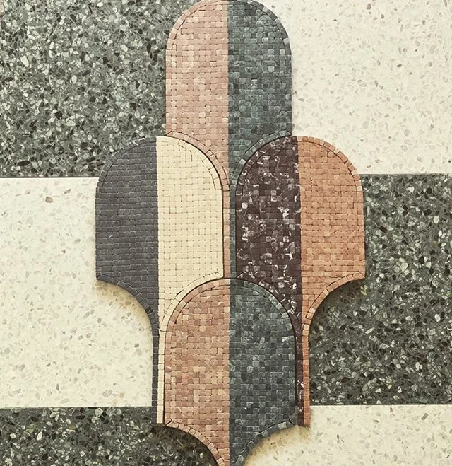 We cannot wait to share one of our latest hospitality projects. It&rsquo;s a restaurant, bar, grocer and wine store.
We wanted an authentic Mediterranean mosaic and researched the mosaics of the wonderful, Pompeii. 
Who else could create these for us but @teranovatiles . Thank you Chris and the team.
@melissacollison 
#mosaic #mosaics #tumbledmarble #bespoke #tiles #interiordesign #hospitalitydesigner #restaurantdesign #bar #grocer #winecellar
