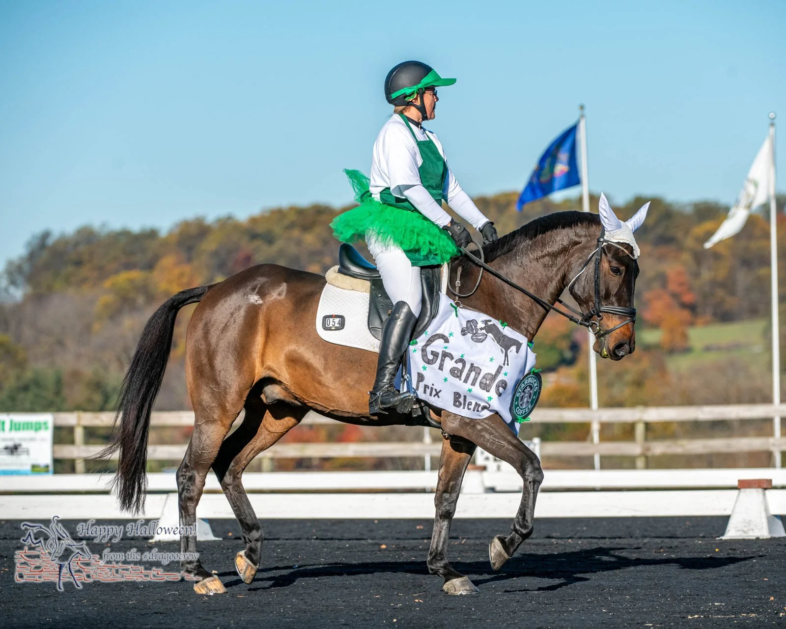 Battle of the baristas. Plantation Field Horse Trials 

#happyhalloween🎃
