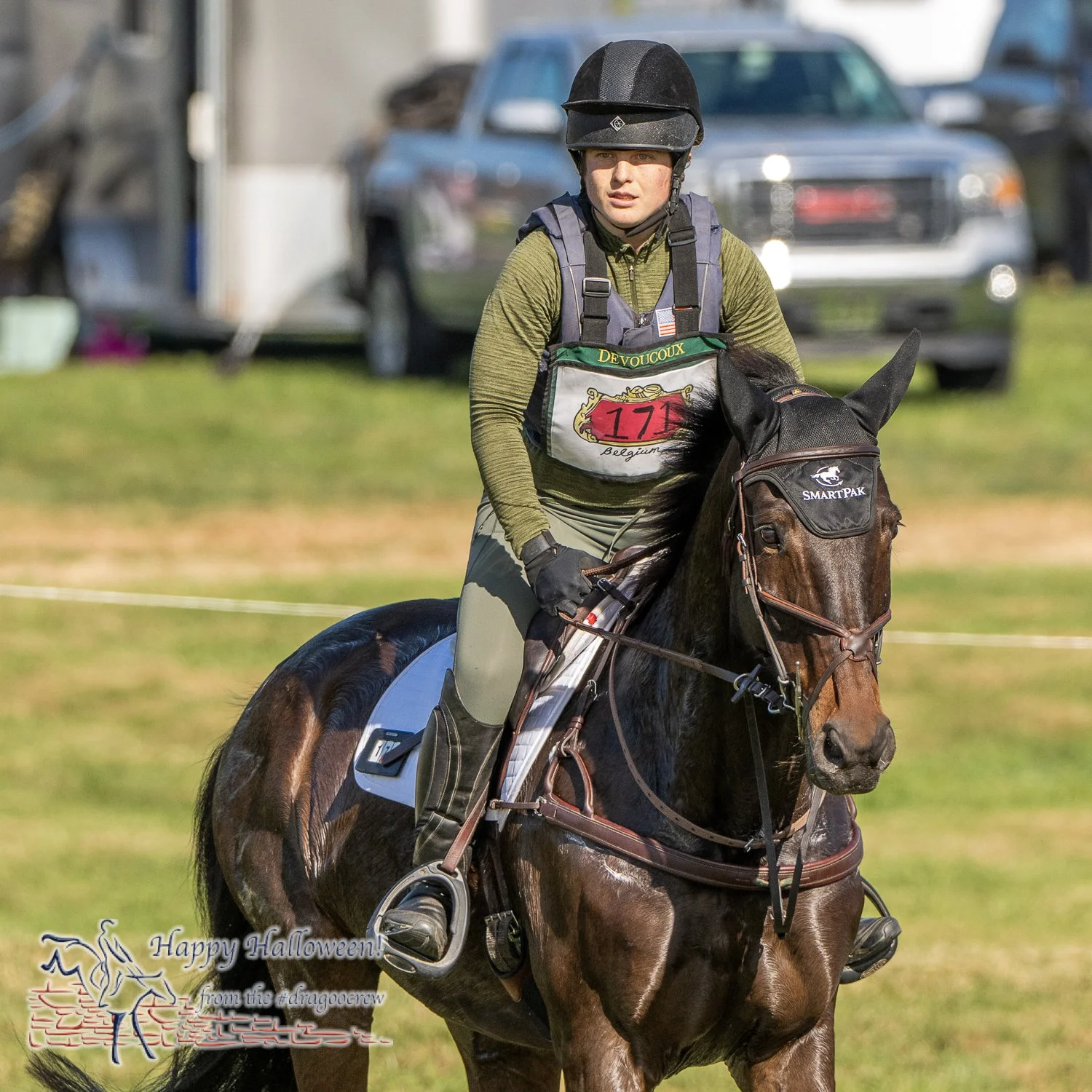 The #locallegends competition was new this year. Former 4* and 5* horses enjoying their time back in the ring at a lower level. 
The custom number is a clue to this fancy lady.
Plantation Field Horse Trials 
#happyhalloween🎃