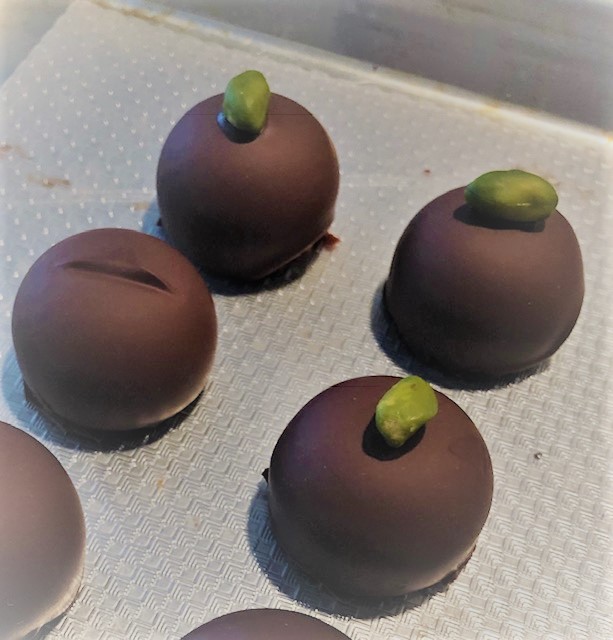 Chocolate bonbons and truffles