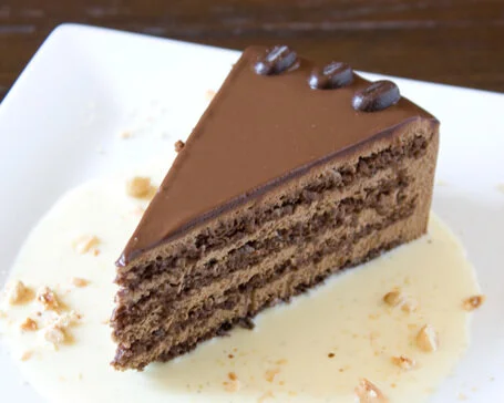 Hazelnut mocha mousse torte dallas tx