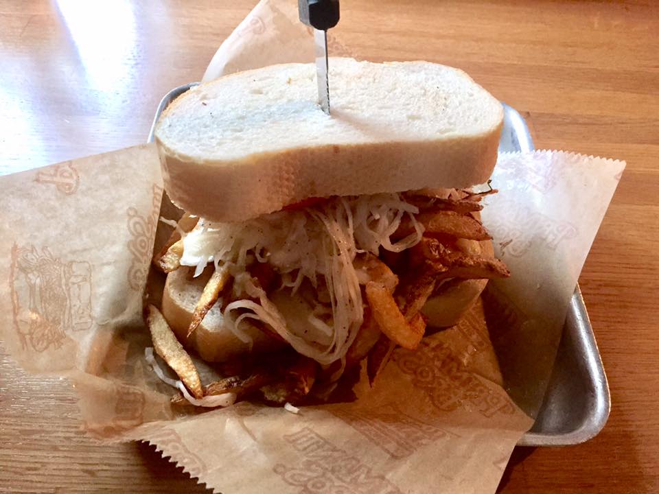 We also talk fries and sandwiches, like Brendan's Primanti Brothers order