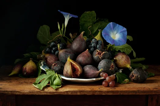Paulette Tavormina Figs and Morning Glories, After G.G., 2010 20 x 30 inches archival pigment print