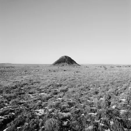 Butte, Colorado Piedmont, 2005 Negative #W38_11_05 from the series West and West 24 x 24 inches edition of 5 carbon pigment print