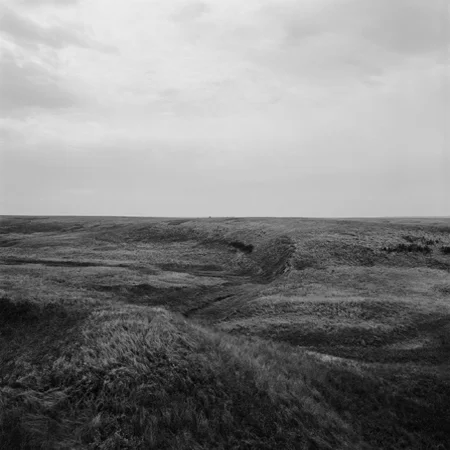Missouri Plateau, 2005 Negative #W11_10_05 from the series West and West 24 x 24 inches edition of 5 carbon pigment print