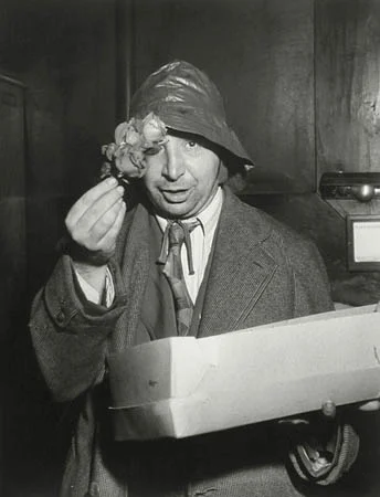 Weegee The Flower Seller, c.1941 13.75 x 10.75 inches silver print