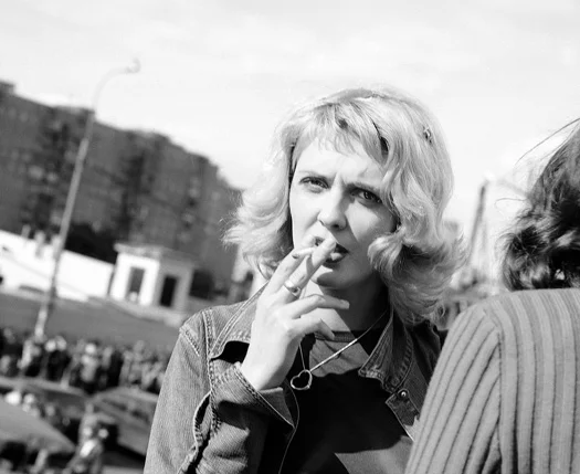 Moscow, 2003, At the Kiev Station 35 x 42.5 inches edition of 15 archival pigment print also available in the following sizes: 23 x 28 inches 60 x 72 inches