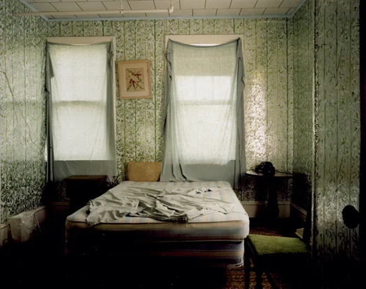 Adler Hotel, Green Room, Sharon Springs, 2005 36 x 43 inches 48 x 57 inches edition of 10 chromogenic dye coupler print