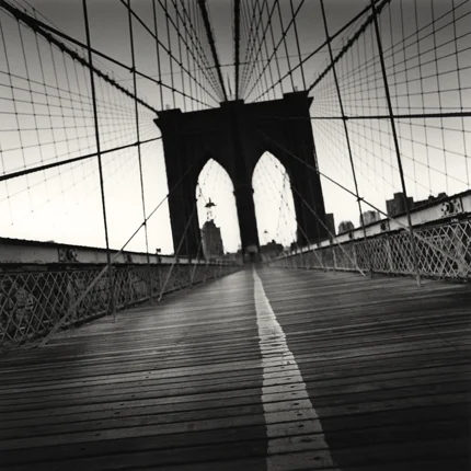 Brooklyn Bridge, Study 4, New York, 2000 8 x 7.75 inches edition of 45 toned silver print